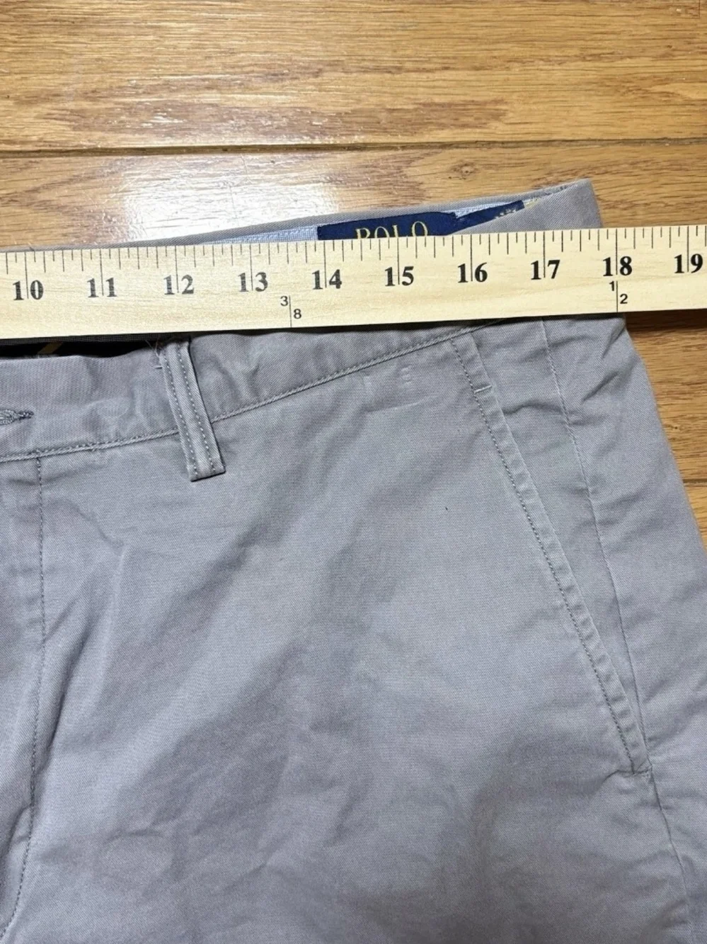 Polo Ralph Lauren Stretch Cotton Twill Chino Shorts Classic Mens Sz 35 Lot Of 2